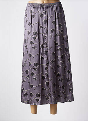 Fustă lungă gri HARTFORD femeie