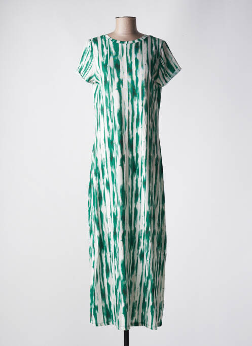 Rochie lungă verde MAJESTIC FILATURES femeie