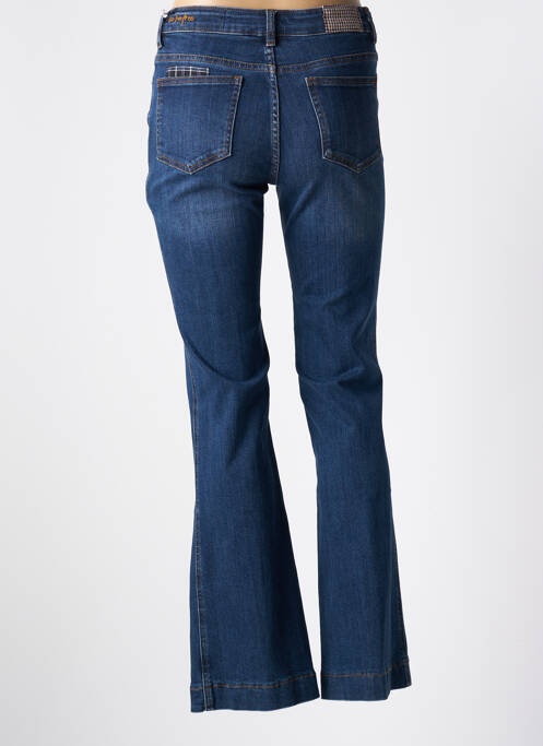 Blugi cu croială evazată albastru JANE BLUE femeie