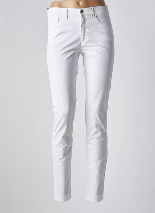 Pantalon slim alb COUTURIST femeie