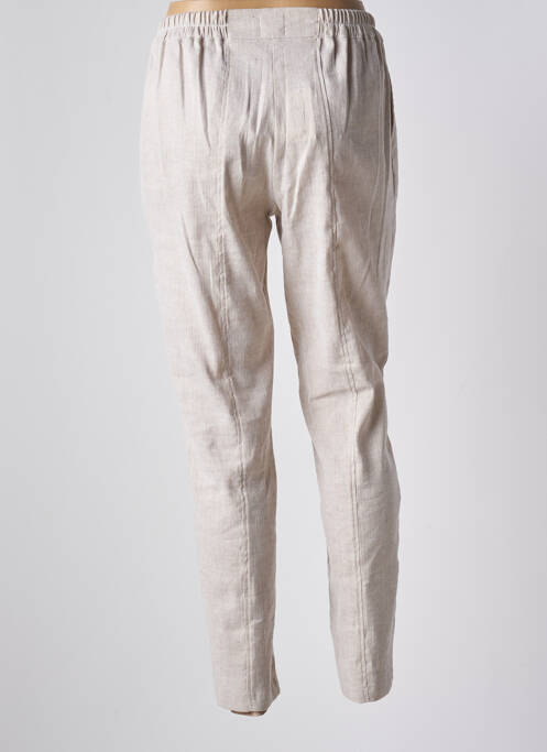 Pantalon slim bej AMS PURE femeie