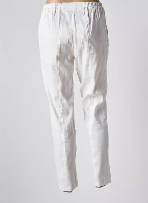 Pantalon slim alb AMS PURE femeie