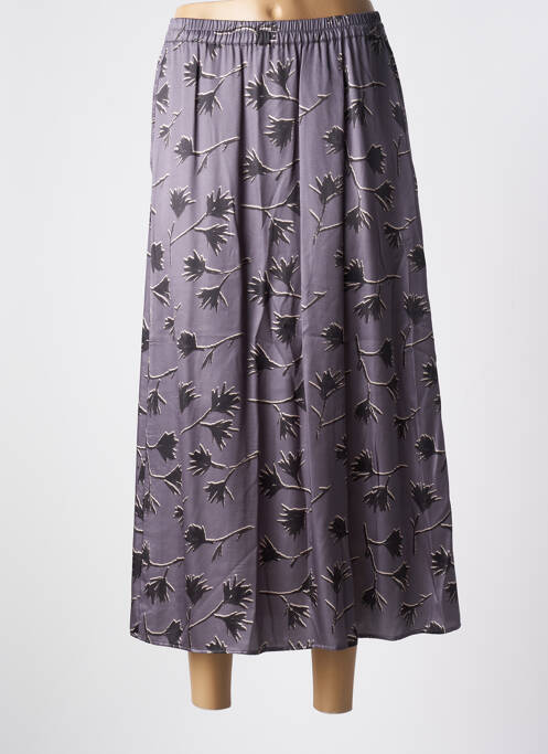 Fustă lungă gri HARTFORD femeie