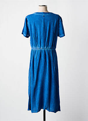 Rochie midi mâneci scurte mâneci scurte albastru SHEEGO femeie