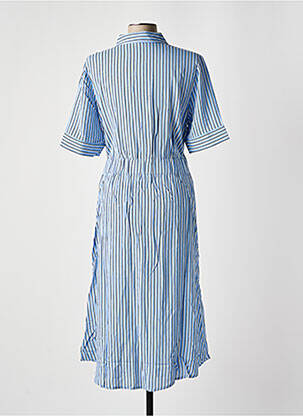 Rochie midi mâneci scurte mâneci scurte albastru SHEEGO femeie