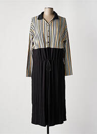 Rochie midi mâneci lungi mâneci lungi negru SHEEGO femme