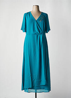 Rochie lungă mâneci scurte mâneci scurte verde SHEEGO femeie