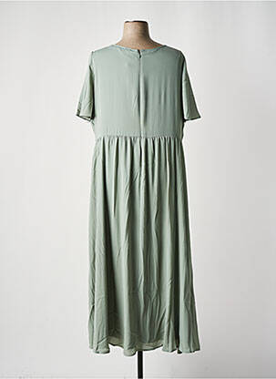 Rochie lungă mâneci scurte mâneci scurte verde SHEEGO femeie