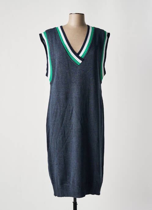 Rochie pulover albastru SHEEGO femeie