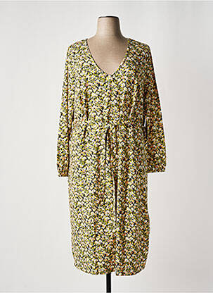 Rochie lungă mâneci lungi mâneci lungi verde SHEEGO femeie
