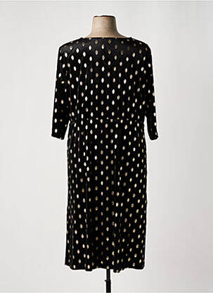 Rochie midi mâneci 3/4 mâneci 3/4 negru SHEEGO femeie