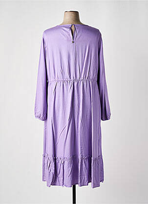Rochie lungă mâneci lungi mâneci lungi violet SHEEGO femeie
