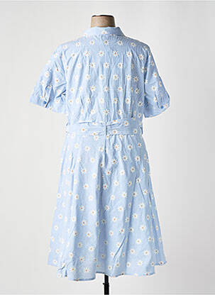 Rochie midi mâneci scurte mâneci scurte albastru SHEEGO femeie
