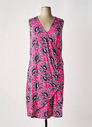 Rochie midi imprimeu floral fără mâneci roz SHEEGO femme
