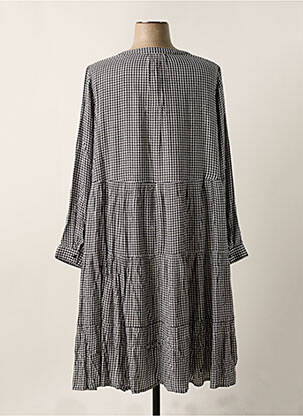 Rochie midi mâneci lungi mâneci lungi negru SHEEGO femeie