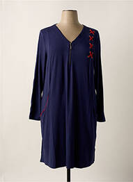Rochie midi mâneci lungi mâneci lungi albastru SHEEGO femme