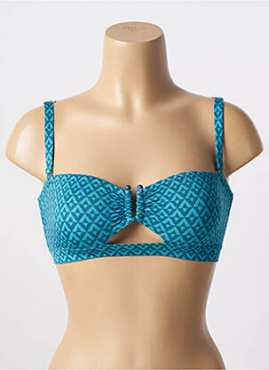 Sutien de costum de baie elasticitate top bentiță albastru SIMONE PERELE femeie