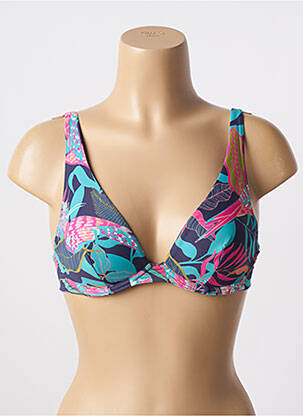 Sutien de costum de baie elasticitate sutien cupe întregi cu decolteu înalt violet SIMONE PERELE femeie