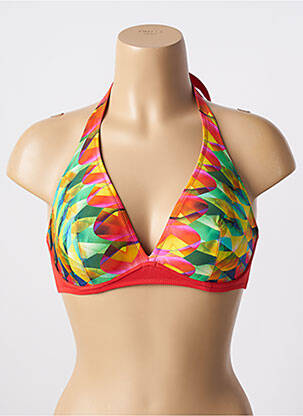 Sutien de costum de baie roșu ANTIGEL femeie