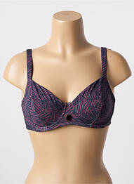 Sutien de costum de baie elasticitate sutien cupe întregi cu decolteu înalt violet SIMONE PERELE femme