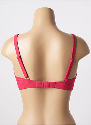 Sutien de costum de baie elasticitate sutien balconet cu decolteu înalt roz SIMONE PERELE femeie