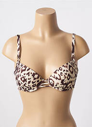 Sutien de costum de baie elasticitate top sutien modelat bej ANTIGEL femme