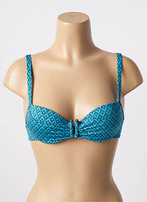 Sutien de costum de baie elasticitate top sutien modelat albastru SIMONE PERELE femeie