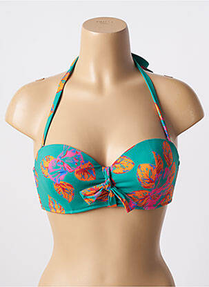 Sutien de costum de baie elasticitate top bentiță verde SIMONE PERELE femeie