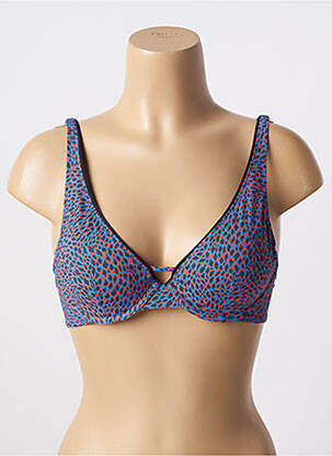 Sutien de costum de baie elasticitate top sutien modelat albastru SIMONE PERELE femeie