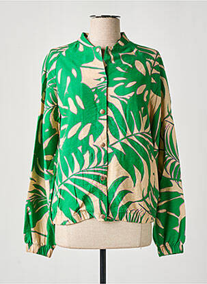 Jachete casual buzunare verde GEISHA femeie