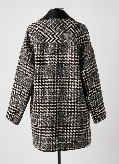 Palton lung negru MORGAN femeie