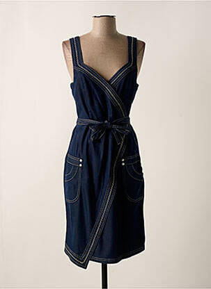 Rochie midi albastru EVA KAYAN femeie