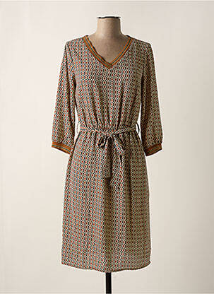 Rochie midi maro LA FEE MARABOUTEE femeie