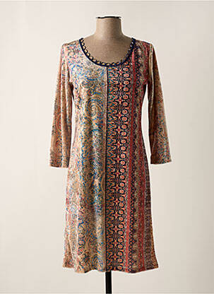 Rochie midi bej LO! LES FILLES femeie