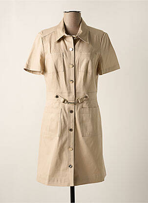 Rochie scurtă bej MORGAN femeie