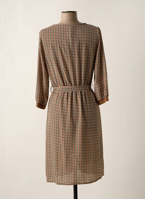 Rochie midi maro LA FEE MARABOUTEE femeie