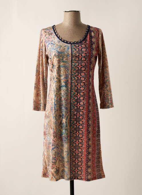 Rochie midi bej LO! LES FILLES femeie