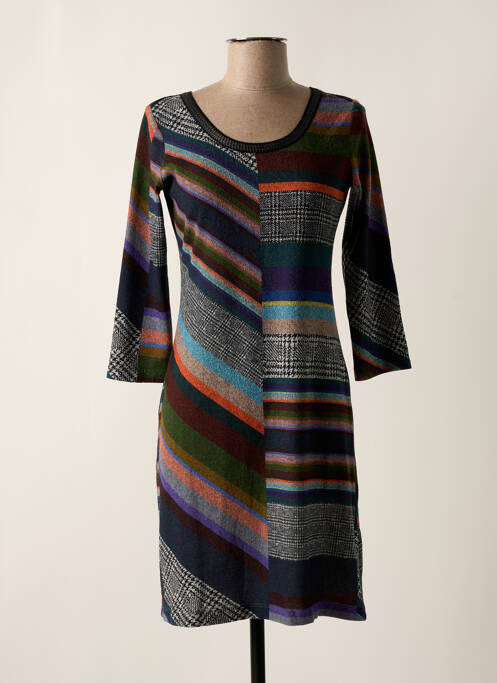 Rochie pulover gri LO! LES FILLES femeie