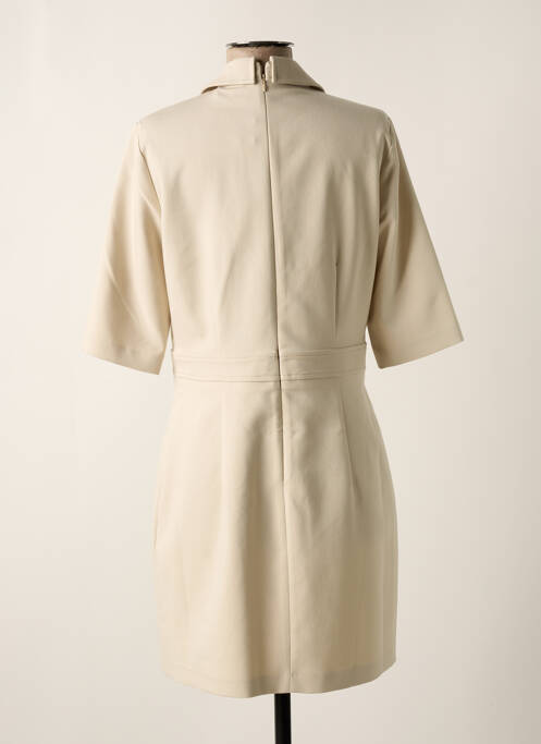 Rochie midi bej IRIS MITTENAERE FOR MORGAN femeie