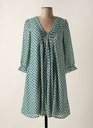 Rochie scurtă verde FREEMAN T.PORTER femeie
