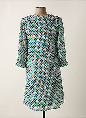 Rochie scurtă verde FREEMAN T.PORTER femeie