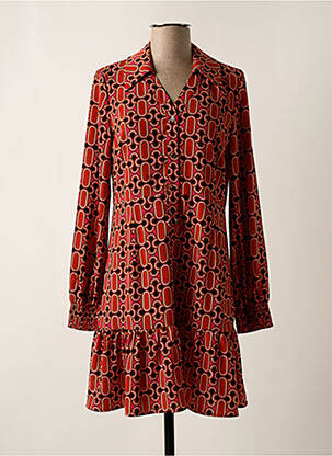 Rochie midi roșu GOA GOA femeie