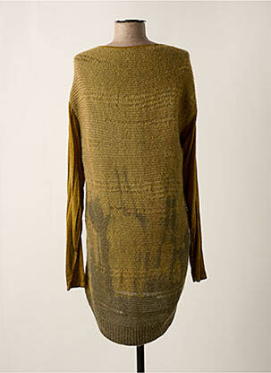 Rochie pulover verde NU JEANS femeie