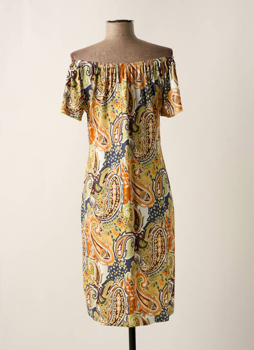 Rochie midi galben GEISHA femeie