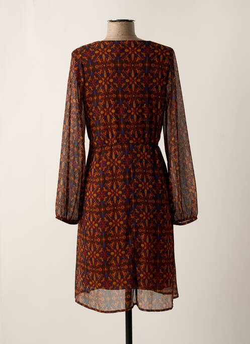 Rochie midi maro LA FEE MARABOUTEE femeie