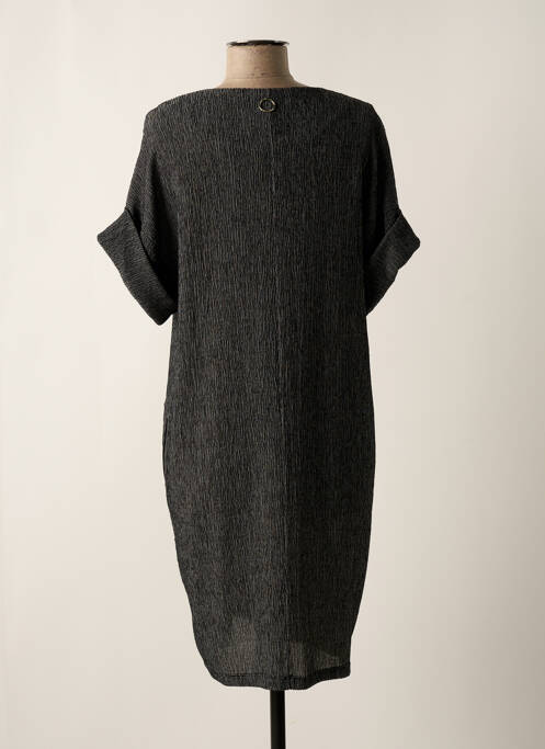 Rochie midi negru 3322 femeie