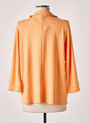 Pulover țesătură melanj mâneci lungi portocalie STREET ONE femeie
