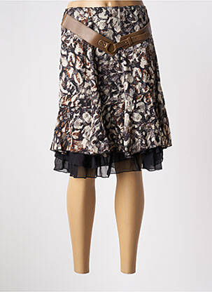 Fustă midi gri MOKA'S femeie