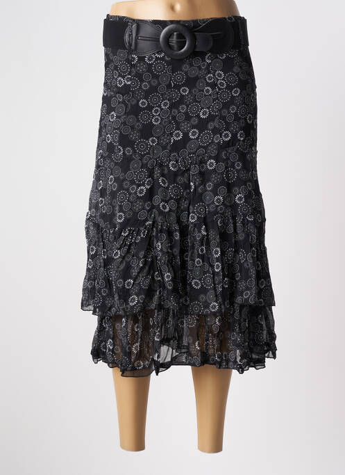 Fustă midi negru MOKA'S femeie