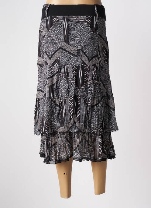 Fustă midi negru MOKA'S femeie